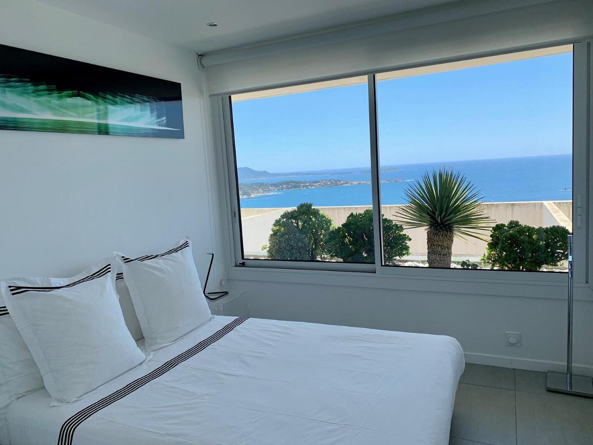 Design Apartment - Pool, Large Terrace And Panoramic Views Of Mediterranean Bandol Kültér fotó